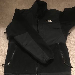 Black North Face fleece jacket, like new.
